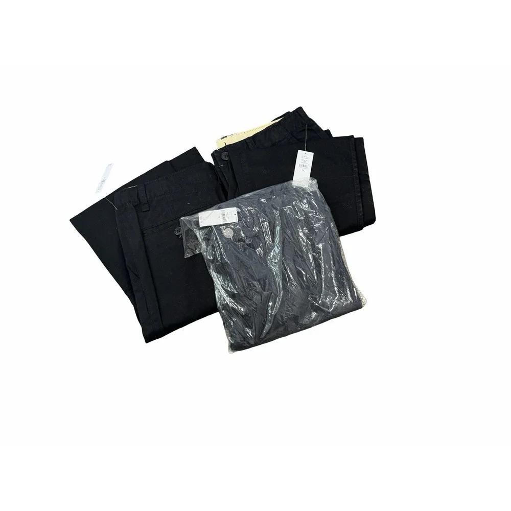 Gap Kids Boys 14 Stretch Chino Uniform Ponte Pants black NWT LOT BACK TO SCHOOL